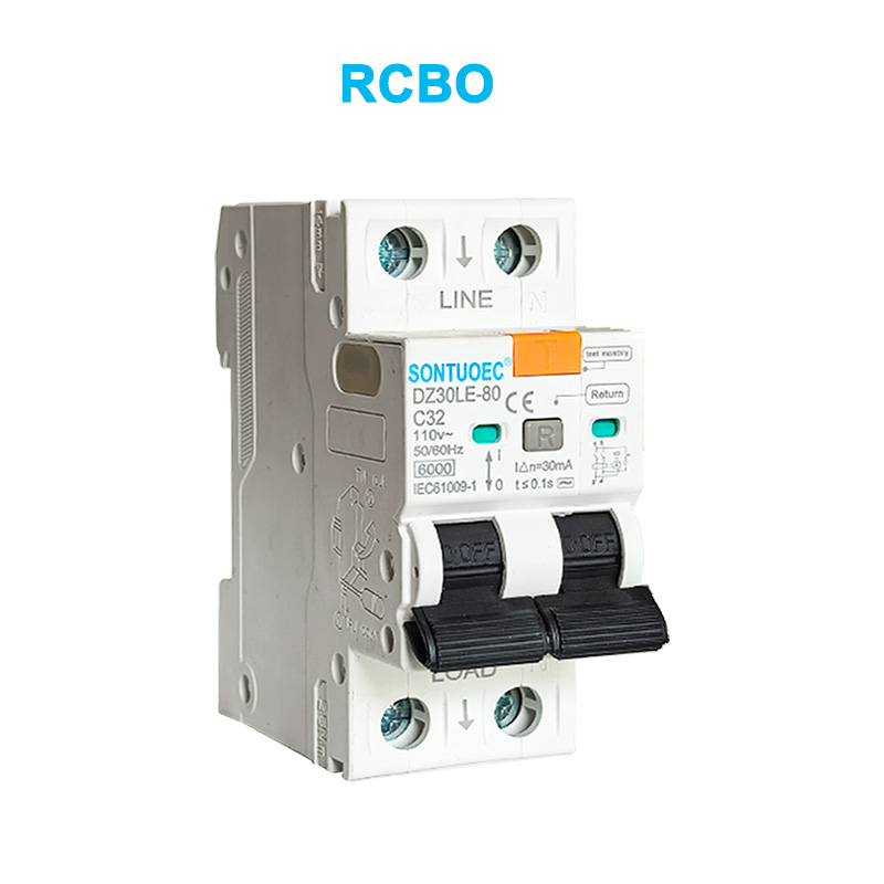 2p lekkev kaitselüliti 6KA IEC61009.1STADARD KVALITE RCBO