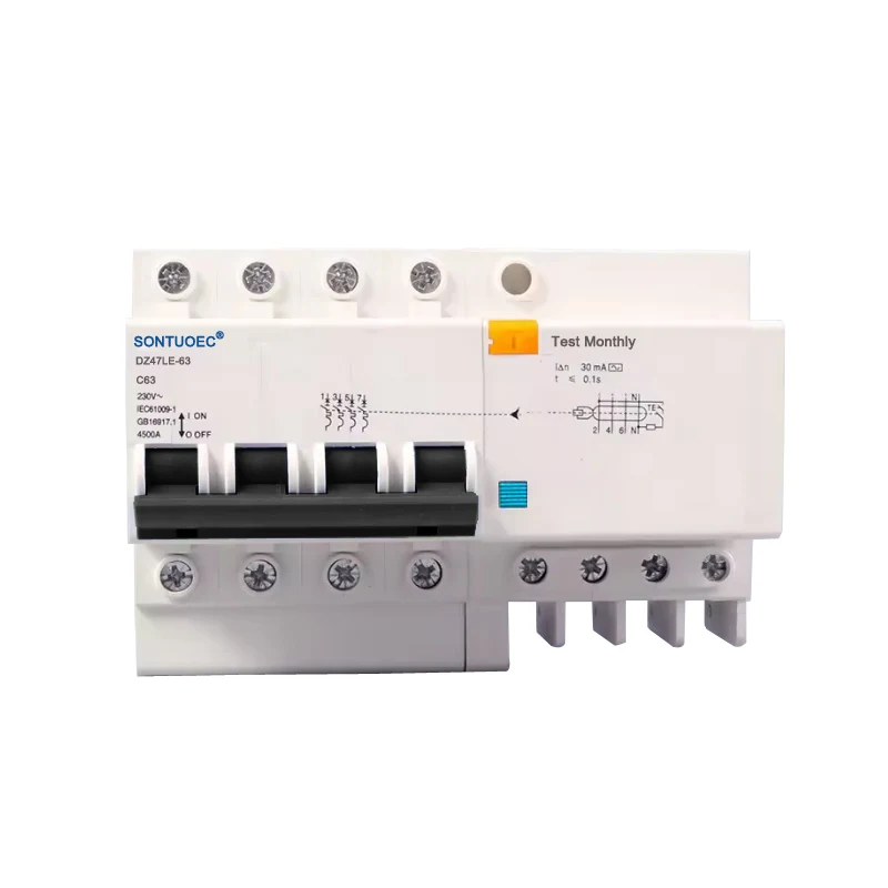 4P RCBO AC tüüp